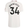 Officiële Voetbalshirt Manchester United Van De Beek 34 Derde 2023-24 - Heren